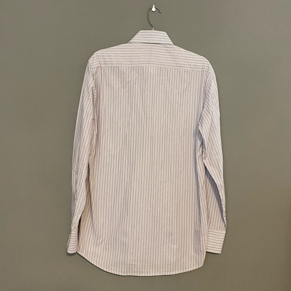 Tiglio Rosso M Violet Striped Button Shirt EUC - Picture 4 of 5